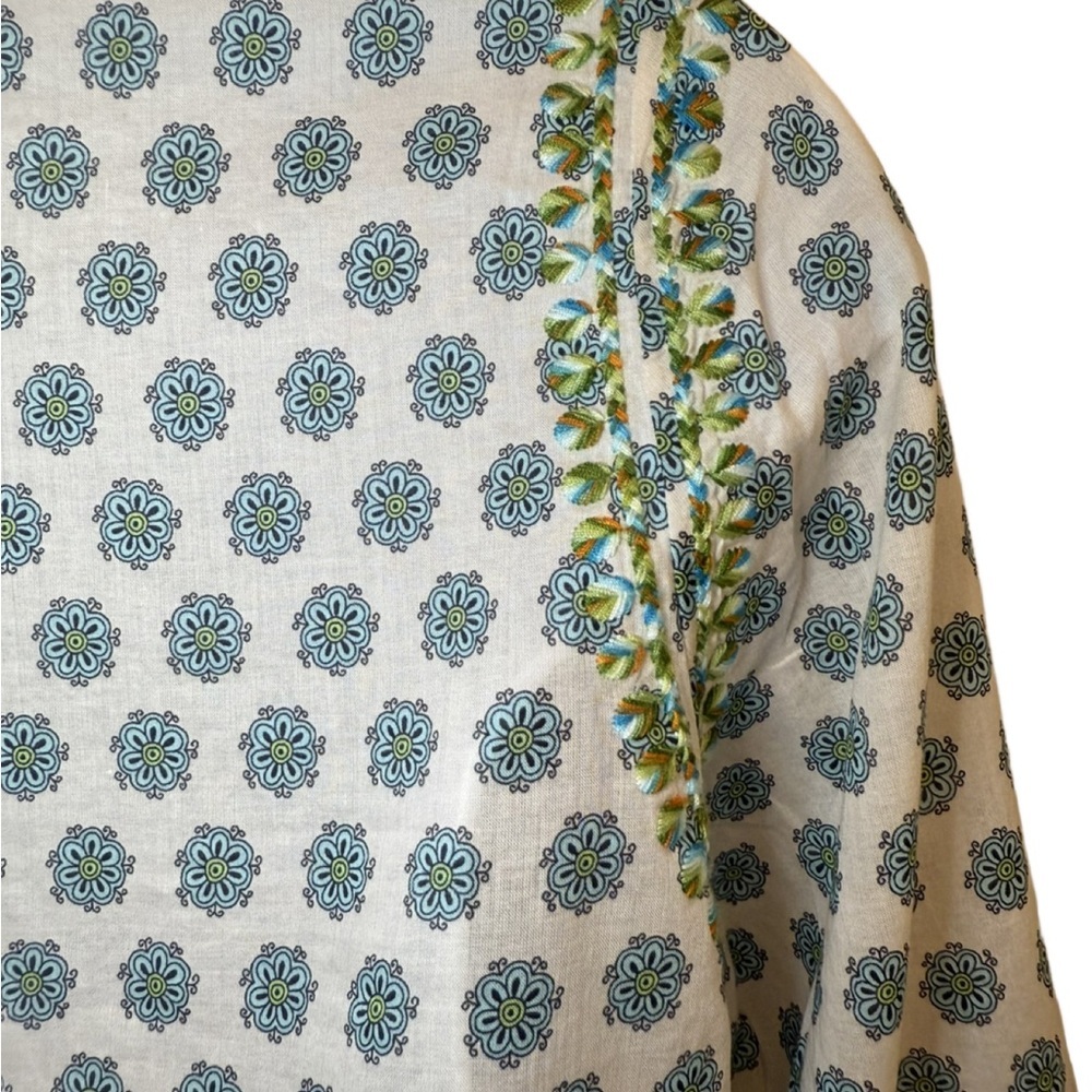 Johnny Was Azalea Embroidered Tunic. Medium - Picture 4 of 11